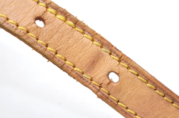 Authentic Louis Vuitton Leather Shoulder Strap For Bucket PM 27.6" Beige 3392K