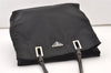 Authentic PRADA Nylon Tessuto Leather Shoulder Tote Hand Bag Purse Black 3393J