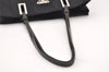 Authentic PRADA Nylon Tessuto Leather Shoulder Tote Hand Bag Purse Black 3393J