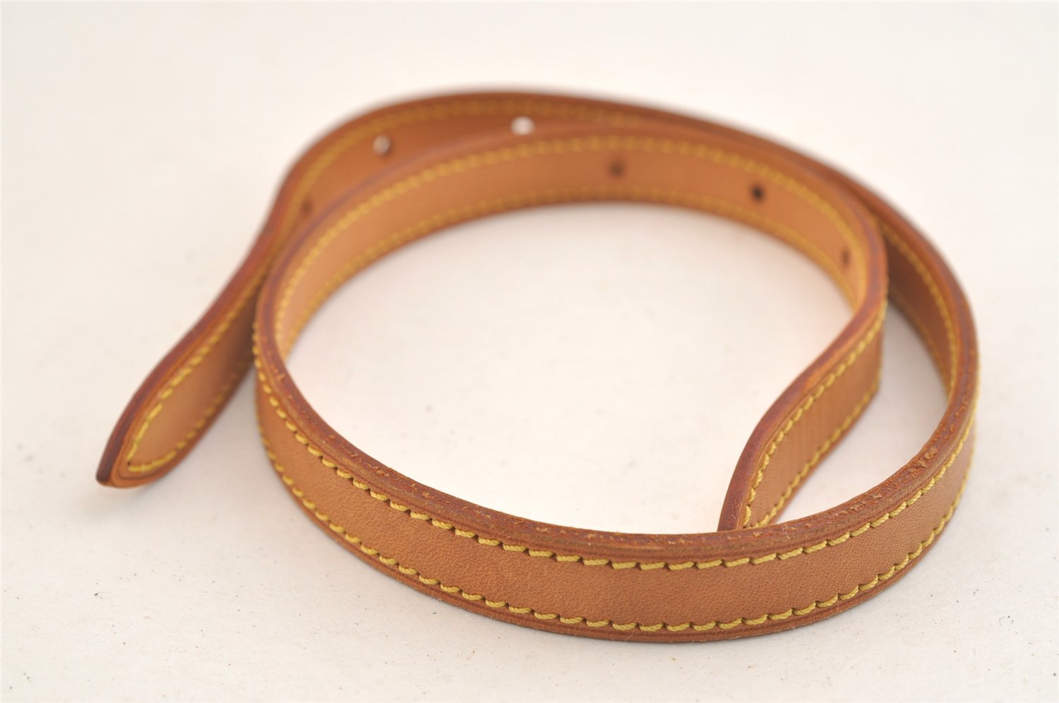 Authentic Louis Vuitton Leather Shoulder Strap For Bucket PM 27.6