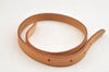 Authentic Louis Vuitton Leather Shoulder Strap For Bucket PM 27.6" Beige 3393K