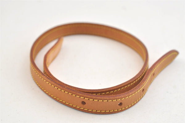 Authentic Louis Vuitton Leather Shoulder Strap For Bucket PM 27.6" Beige 3393K