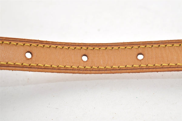 Authentic Louis Vuitton Leather Shoulder Strap For Bucket PM 27.6" Beige 3393K