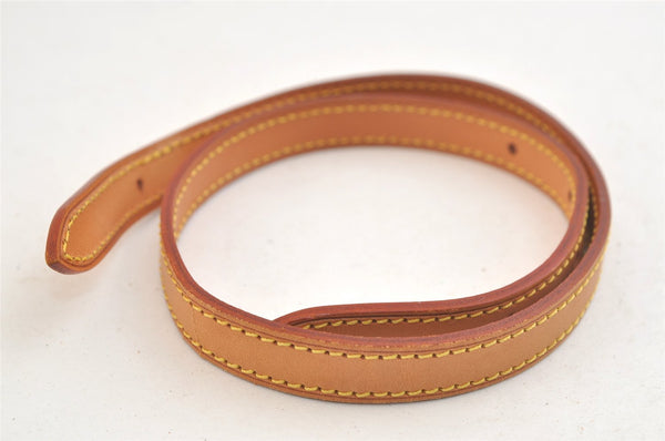 Authentic Louis Vuitton Leather Shoulder Strap For Bucket PM 27.6" Beige 3393K
