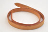 Authentic Louis Vuitton Leather Shoulder Strap For Bucket PM 27.6" Beige 3393K