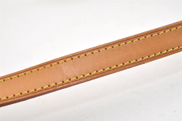 Authentic Louis Vuitton Leather Shoulder Strap For Bucket PM 27.6" Beige 3393K