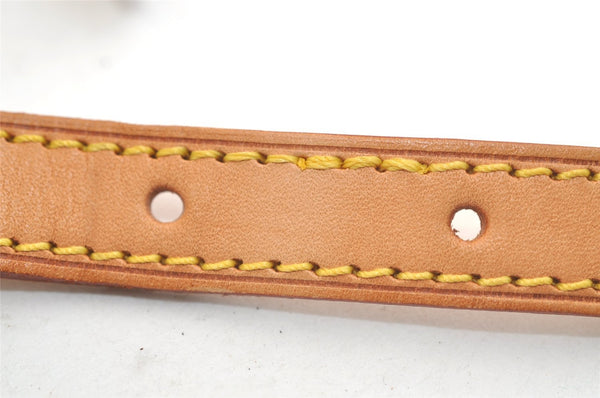 Authentic Louis Vuitton Leather Shoulder Strap For Bucket PM 27.6" Beige 3393K