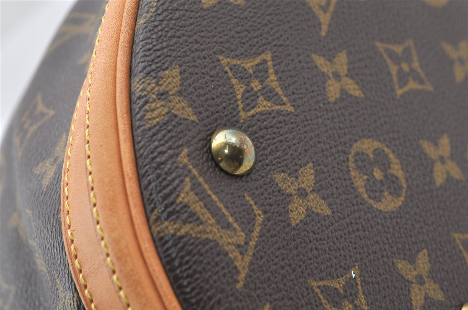 Authentic Louis Vuitton Monogram Bucket PM Shoulder Tote Bag M42238 LV 3394J