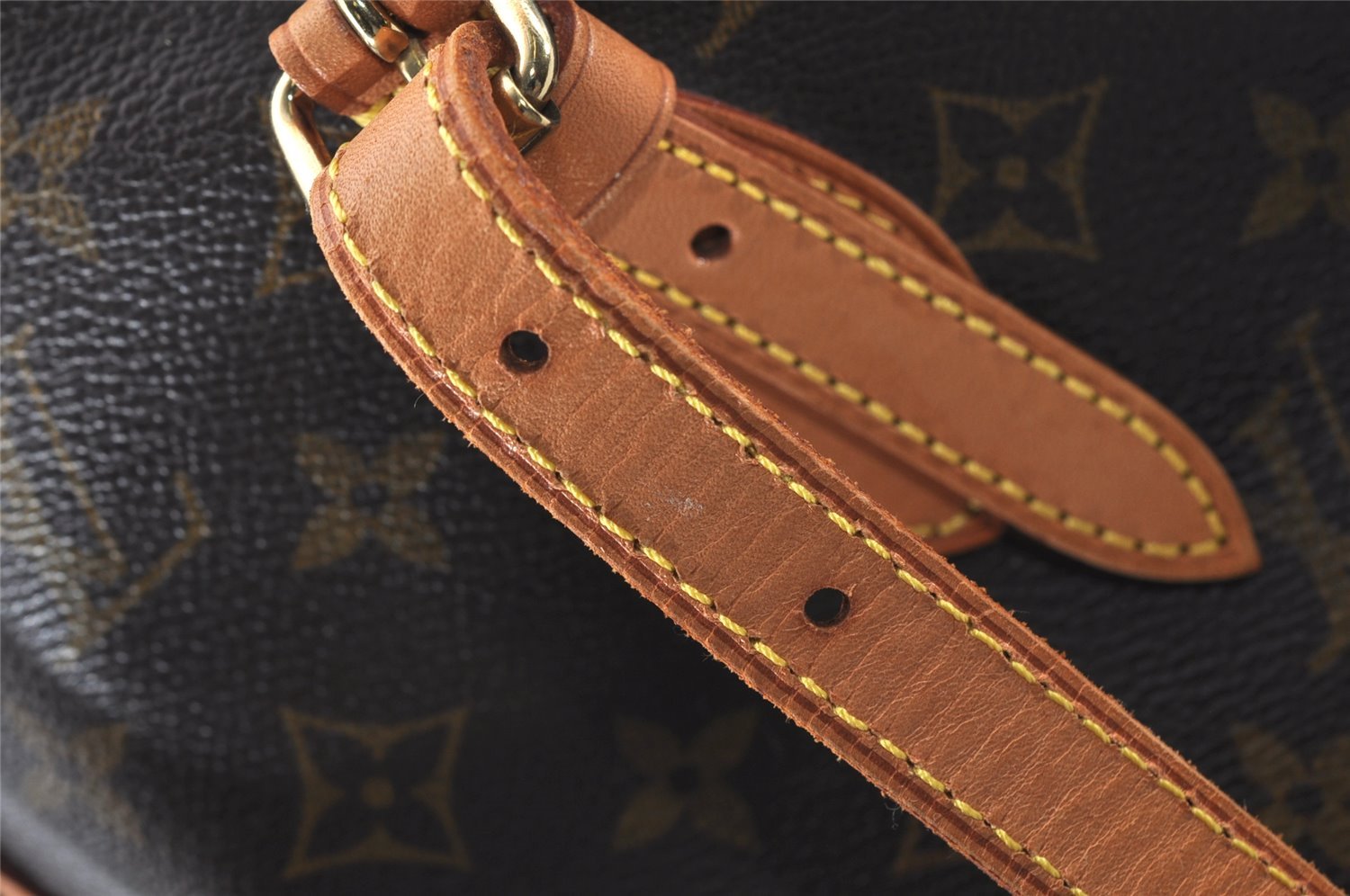 Authentic Louis Vuitton Monogram Bucket PM Shoulder Tote Bag M42238 LV 3394J