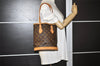 Authentic Louis Vuitton Monogram Bucket PM Shoulder Tote Bag M42238 LV 3394J