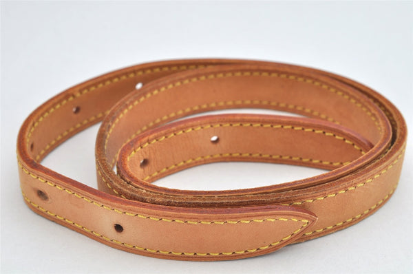 Authentic Louis Vuitton Leather Shoulder Strap For Bucket GM 31.9" Beige 3394K