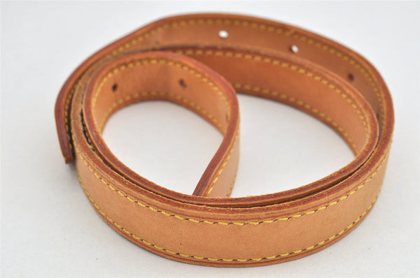 Authentic Louis Vuitton Leather Shoulder Strap For Bucket GM 31.9" Beige 3394K