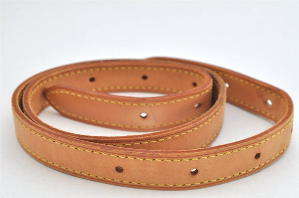 Authentic Louis Vuitton Leather Shoulder Strap For Bucket GM 31.9" Beige 3394K