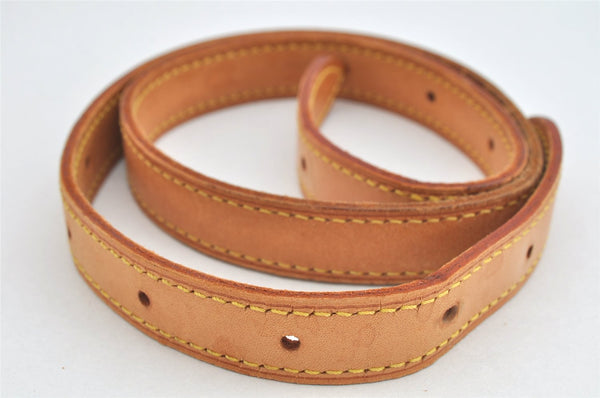 Authentic Louis Vuitton Leather Shoulder Strap For Bucket GM 31.9" Beige 3394K