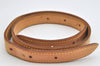 Authentic Louis Vuitton Leather Shoulder Strap For Bucket GM 31.9" Beige 3394K