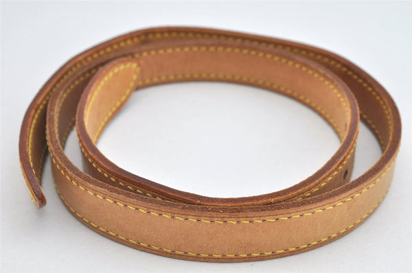 Authentic Louis Vuitton Leather Shoulder Strap For Bucket GM 31.9" Beige 3394K