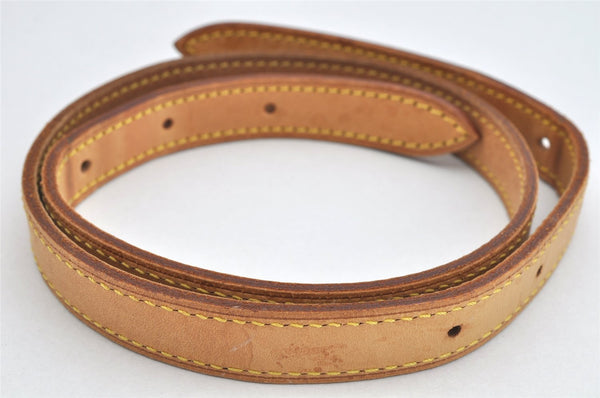 Authentic Louis Vuitton Leather Shoulder Strap For Bucket GM 31.9" Beige 3394K