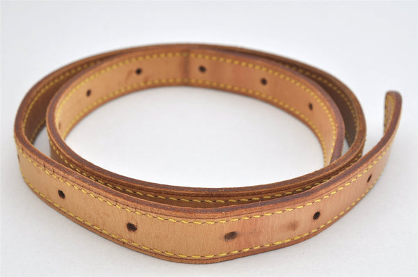 Authentic Louis Vuitton Leather Shoulder Strap For Bucket GM 31.9" Beige 3394K