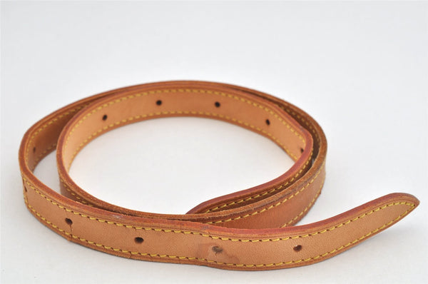Authentic Louis Vuitton Leather Shoulder Strap For Bucket GM 31.9" Beige 3394K