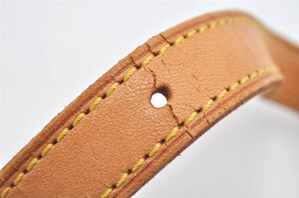 Authentic Louis Vuitton Leather Shoulder Strap For Bucket GM 31.9" Beige 3394K