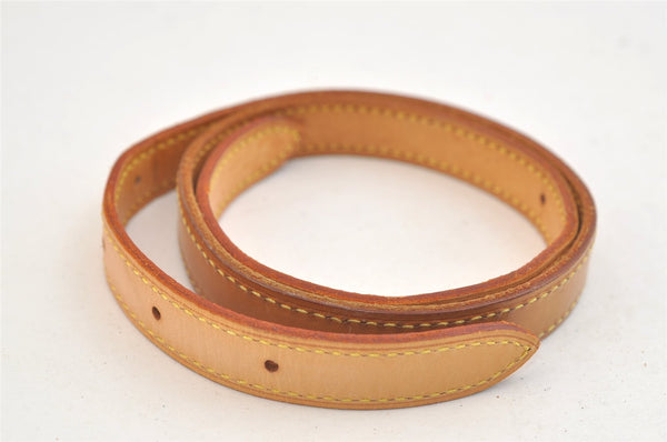 Authentic Louis Vuitton Leather Shoulder Strap For Bucket GM 31.9" Beige 3395K