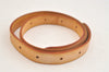 Authentic Louis Vuitton Leather Shoulder Strap For Bucket GM 31.9" Beige 3395K