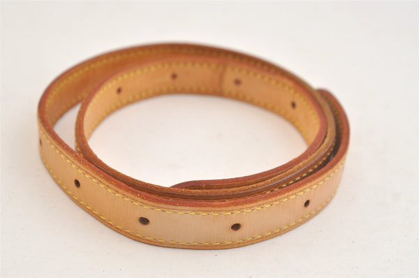 Authentic Louis Vuitton Leather Shoulder Strap For Bucket GM 31.9" Beige 3395K