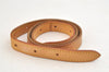 Authentic Louis Vuitton Leather Shoulder Strap For Bucket GM 31.9" Beige 3395K