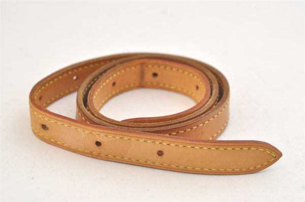 Authentic Louis Vuitton Leather Shoulder Strap For Bucket GM 31.9" Beige 3395K