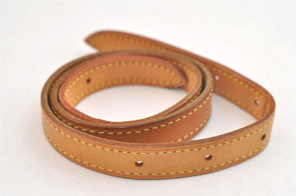 Authentic Louis Vuitton Leather Shoulder Strap For Bucket GM 31.9" Beige 3395K