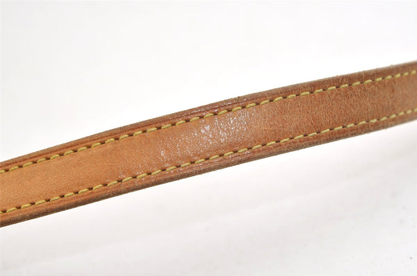 Authentic Louis Vuitton Leather Shoulder Strap For Bucket GM 31.9" Beige 3395K