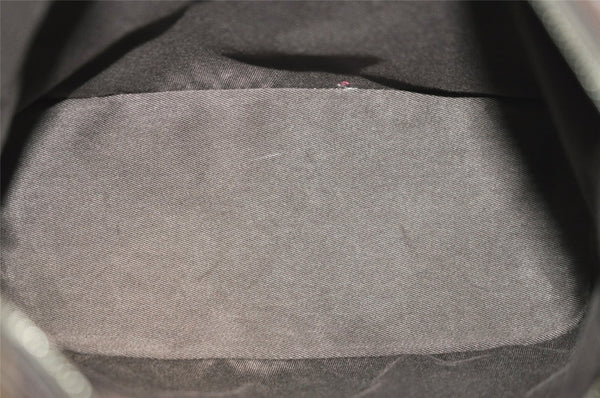 Authentic GUCCI Shoulder Hand Bag Purse GG Canvas Leather 01234 Brown 3396J