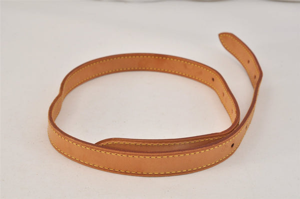 Authentic Louis Vuitton Leather Shoulder Strap For Bucket GM 31.9" Beige 3396K