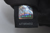 Authentic FENDI Zucchino Tote Hand Bag Purse Canvas Leather Blue 3397H