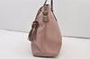 Authentic GUCCI Bamboo 2way Hand Shoulder Cross Bag Leather 365346 Pink 3397J