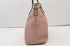 Authentic GUCCI Bamboo 2way Hand Shoulder Cross Bag Leather 365346 Pink 3397J