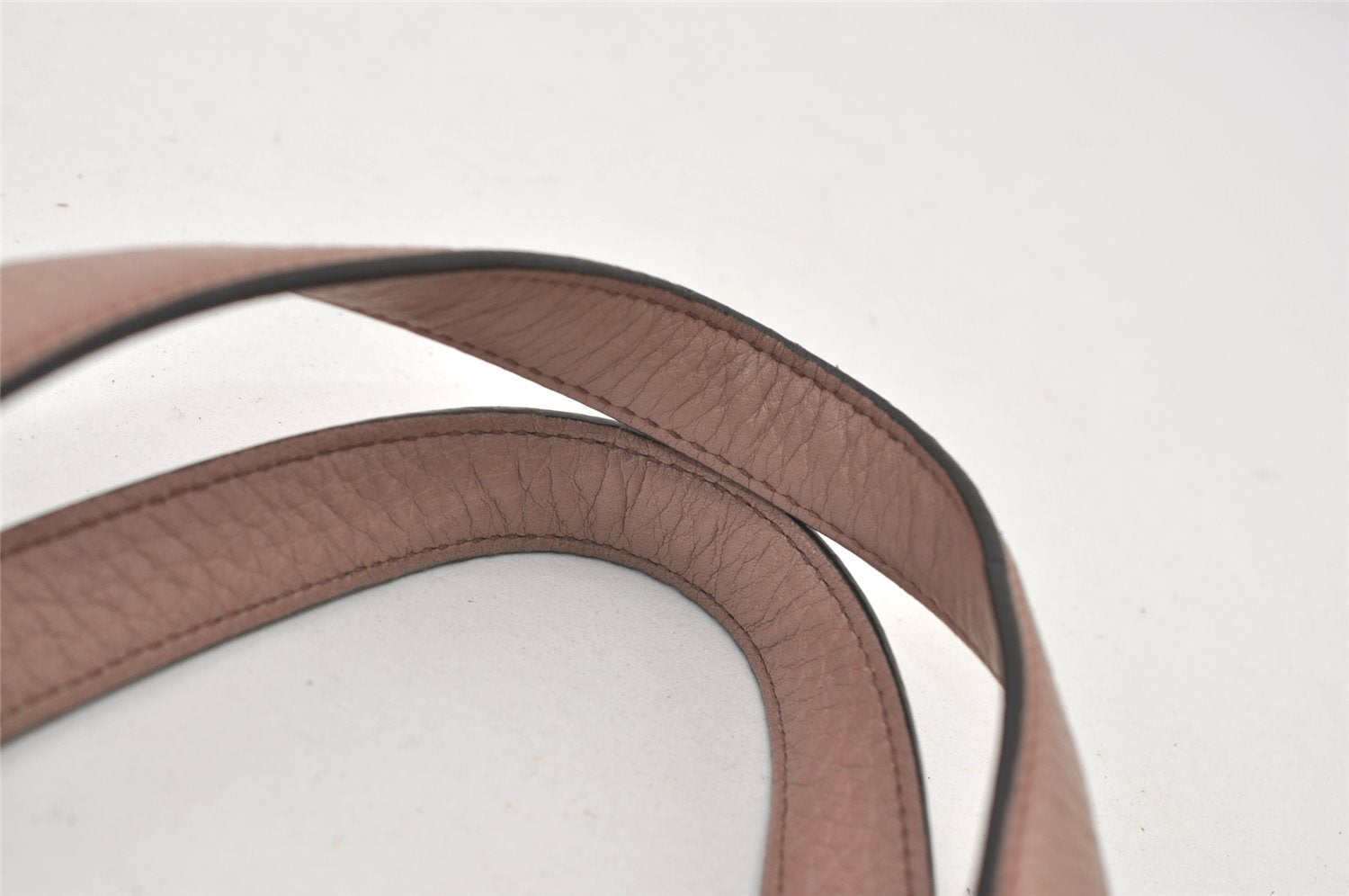 Authentic GUCCI Bamboo 2way Hand Shoulder Cross Bag Leather 365346 Pink 3397J