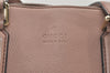 Authentic GUCCI Bamboo 2way Hand Shoulder Cross Bag Leather 365346 Pink 3397J