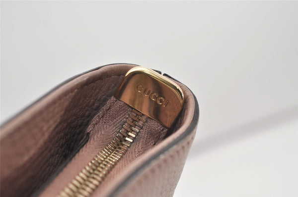 Authentic GUCCI Bamboo 2way Hand Shoulder Cross Bag Leather 365346 Pink 3397J