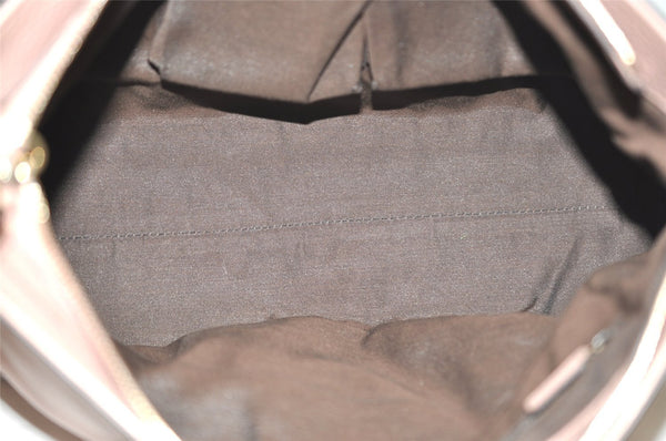 Authentic GUCCI Bamboo 2way Hand Shoulder Cross Bag Leather 365346 Pink 3397J