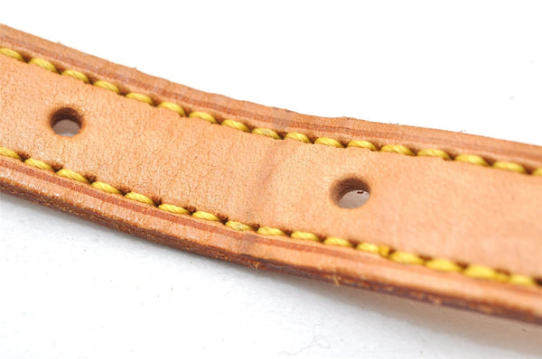 Authentic Louis Vuitton Leather Shoulder Strap For Bucket PM 27.6" Beige 3397K