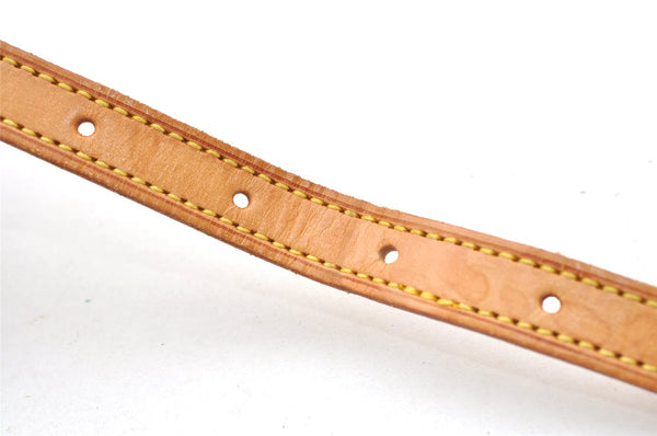 Authentic Louis Vuitton Leather Shoulder Strap For Bucket PM 27.6" Beige 3397K