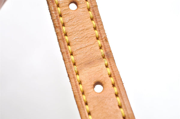 Authentic Louis Vuitton Leather Shoulder Strap For Bucket PM 27.6" Beige 3397K