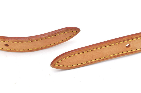 Authentic Louis Vuitton Leather Shoulder Strap For Bucket PM 27.6" Beige 3397K
