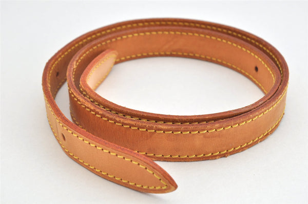 Authentic Louis Vuitton Leather Shoulder Strap For Bucket GM 31.9" Beige 3398K