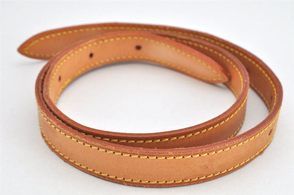Authentic Louis Vuitton Leather Shoulder Strap For Bucket GM 31.9" Beige 3398K