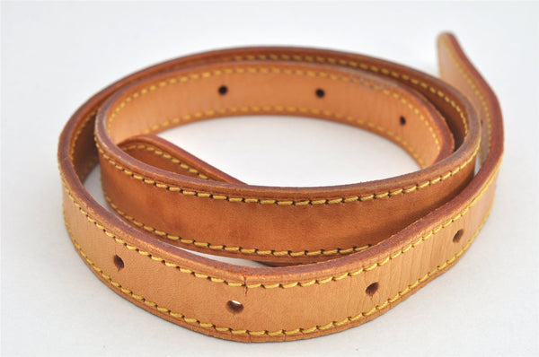 Authentic Louis Vuitton Leather Shoulder Strap For Bucket GM 31.9" Beige 3398K