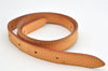 Authentic Louis Vuitton Leather Shoulder Strap For Bucket GM 31.9" Beige 3398K