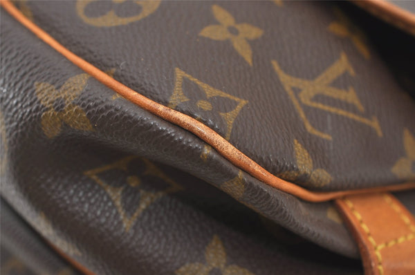 Authentic Louis Vuitton Monogram Saumur 30 Shoulder Cross Bag M42256 LV 3399J