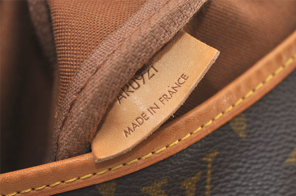 Authentic Louis Vuitton Monogram Saumur 30 Shoulder Cross Bag M42256 LV 3399J